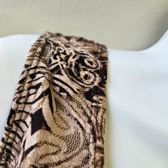 Forest Fairy Grunge Y2K Lace Animal Print Sleeveless Top  Boho-Chic Design Light - Picture 10 of 10